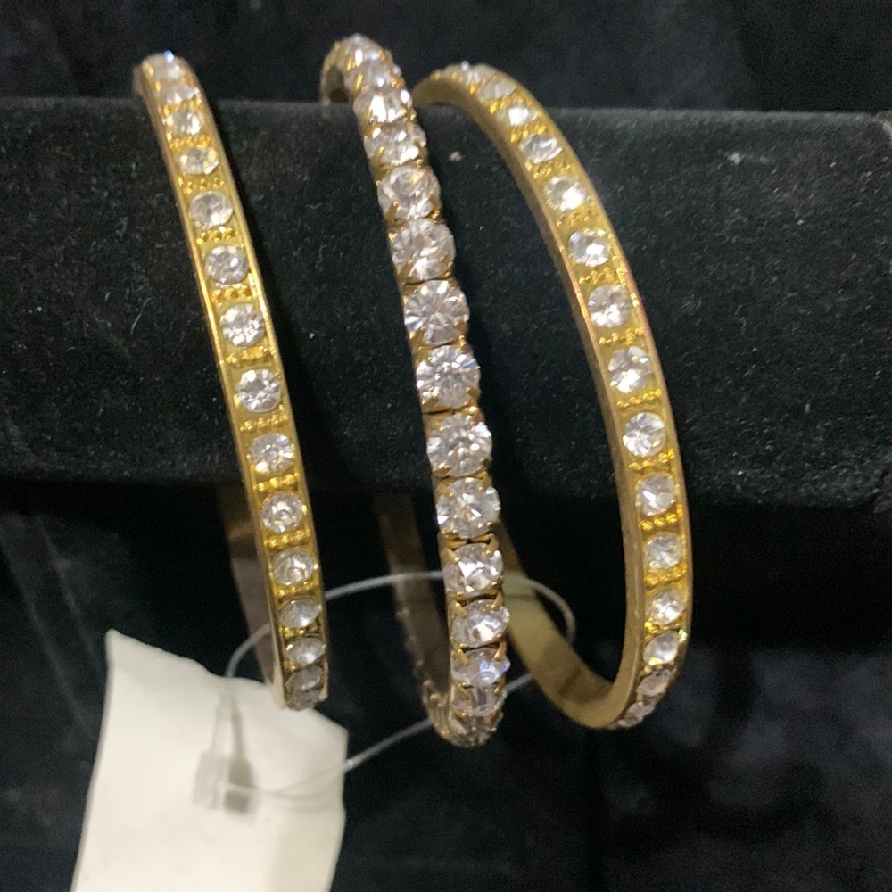 3x pave bangles